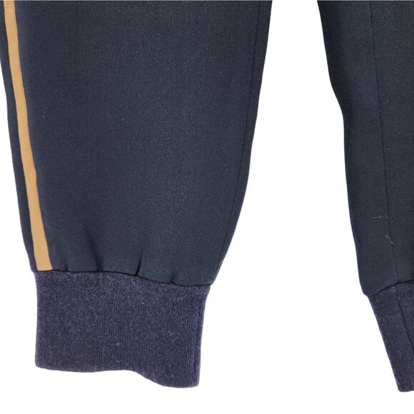 Vince Crepe lightweight Trouser Joggers Knit cuffs Side Stripe Womens Size XS - Picture 7 of 8